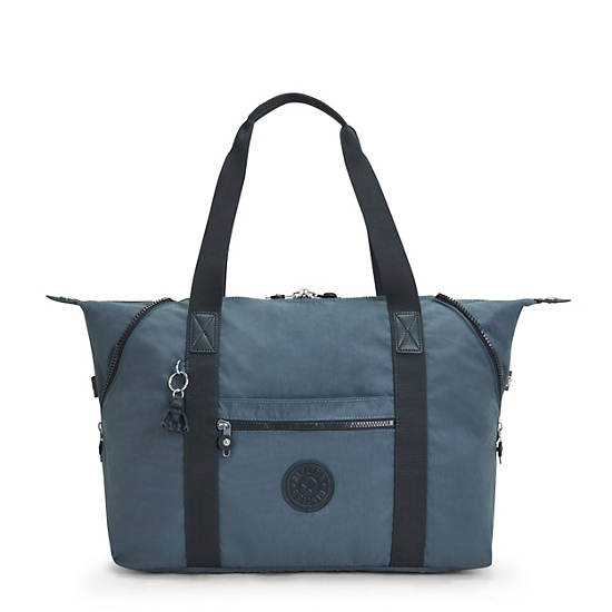 Kipling Art Medium Iconic Tote Veske Marineblå Grå | NO 1448YX